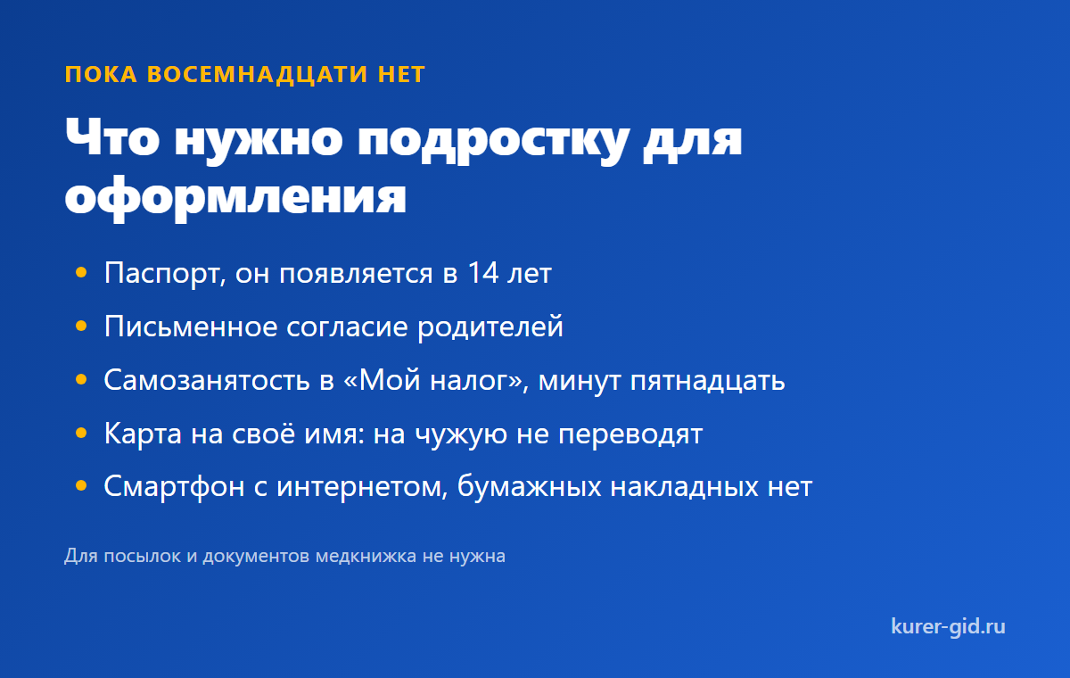 Что нужно подростку, чтобы выйти на первый заказ