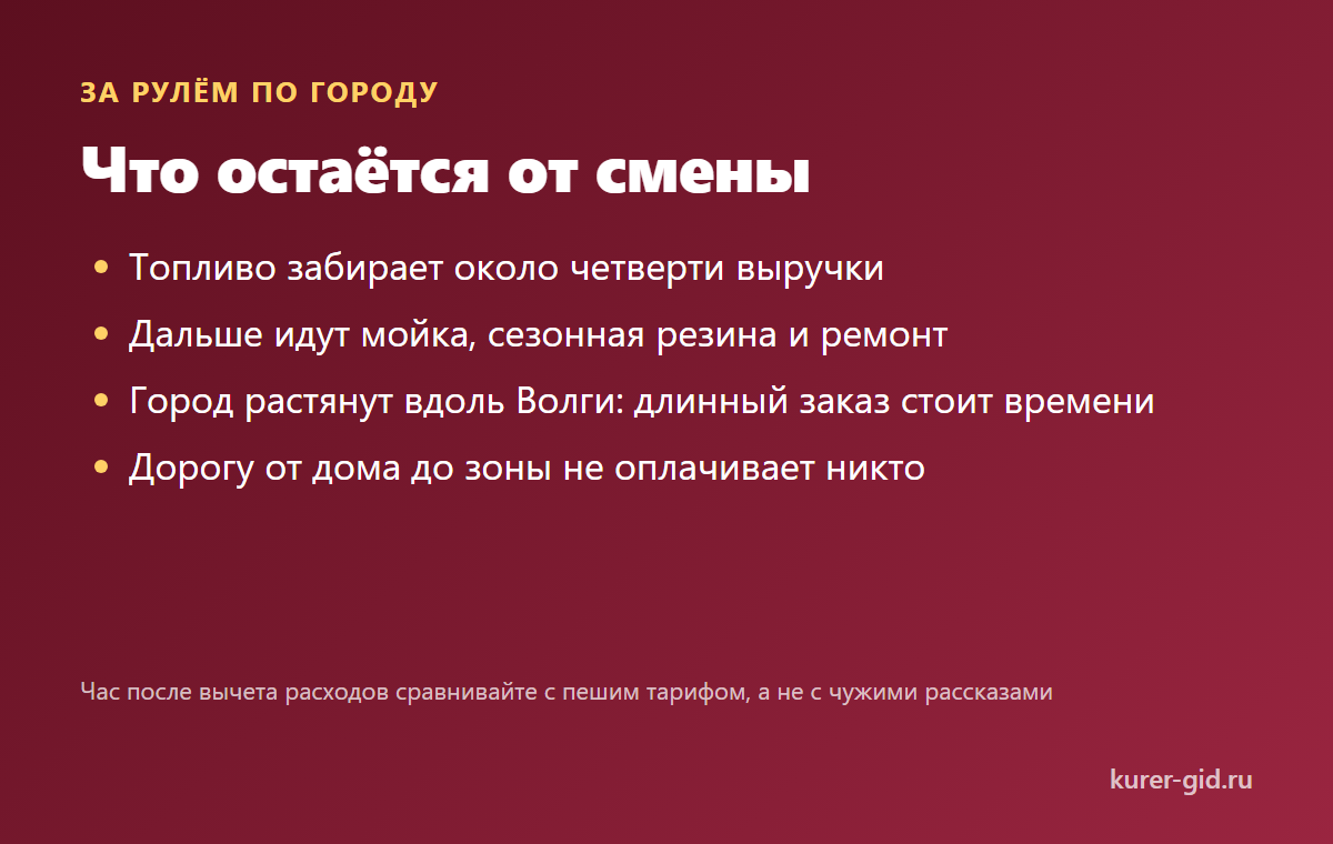 Что остаётся от смены за рулём